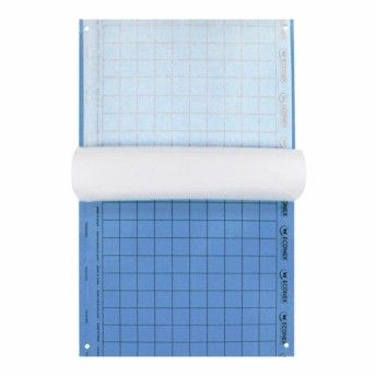PLACA CROMOTR�PICA AZUL 40X25CM