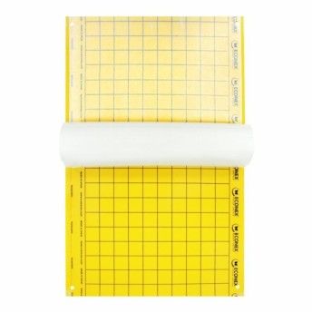 PLACA CROMOTR�PICA AMARELA 40X25CM