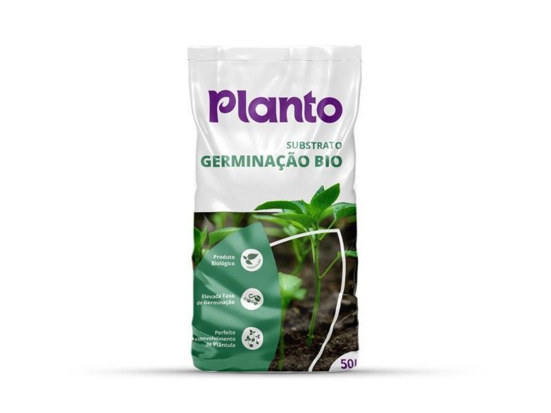 SUBSTRATO GERMINA��O PLANTO BIO 50L
