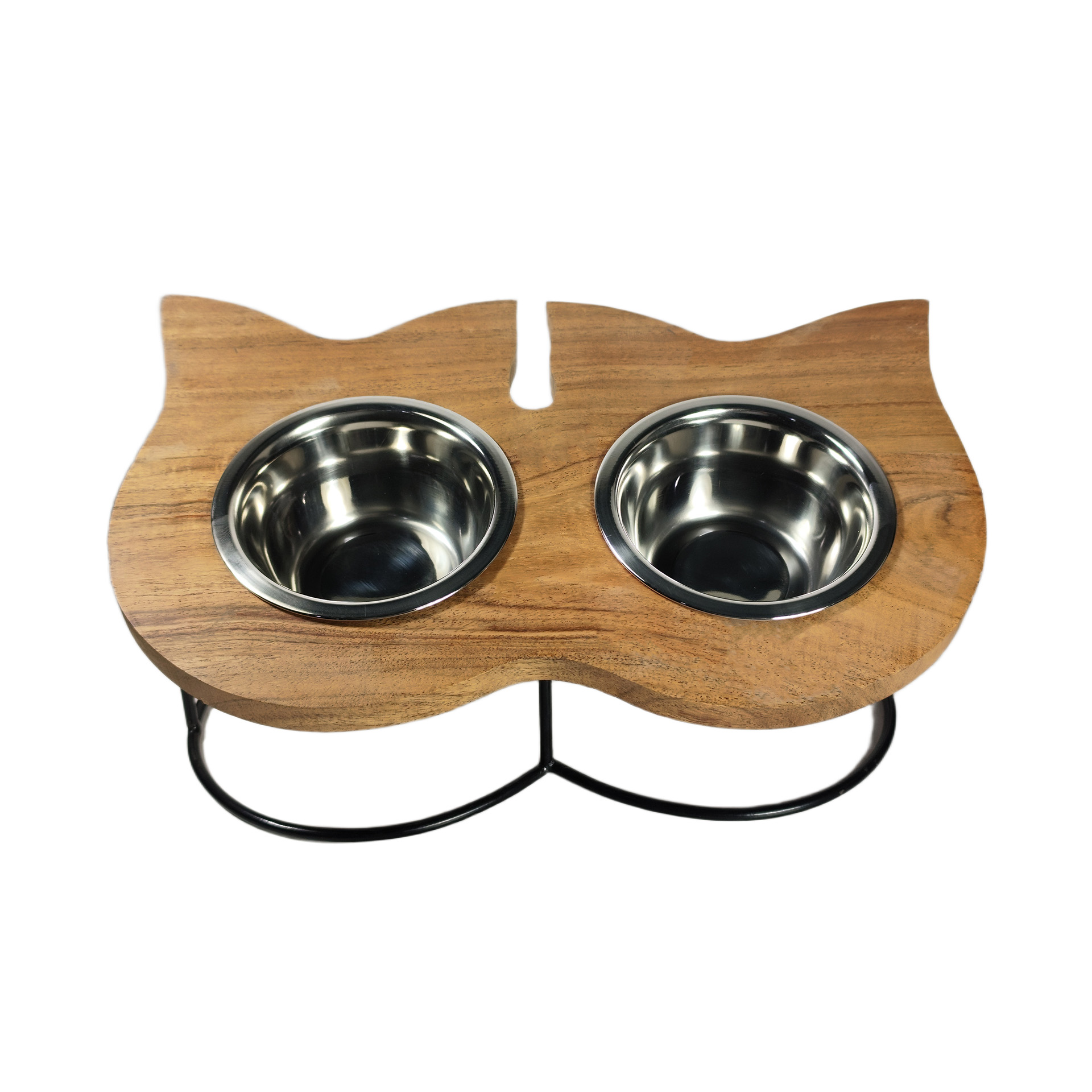 COMEDOURO ELEVADO GATO WOODN 180ML COMEDOURO ELEVADO GATO WOODN 180ML