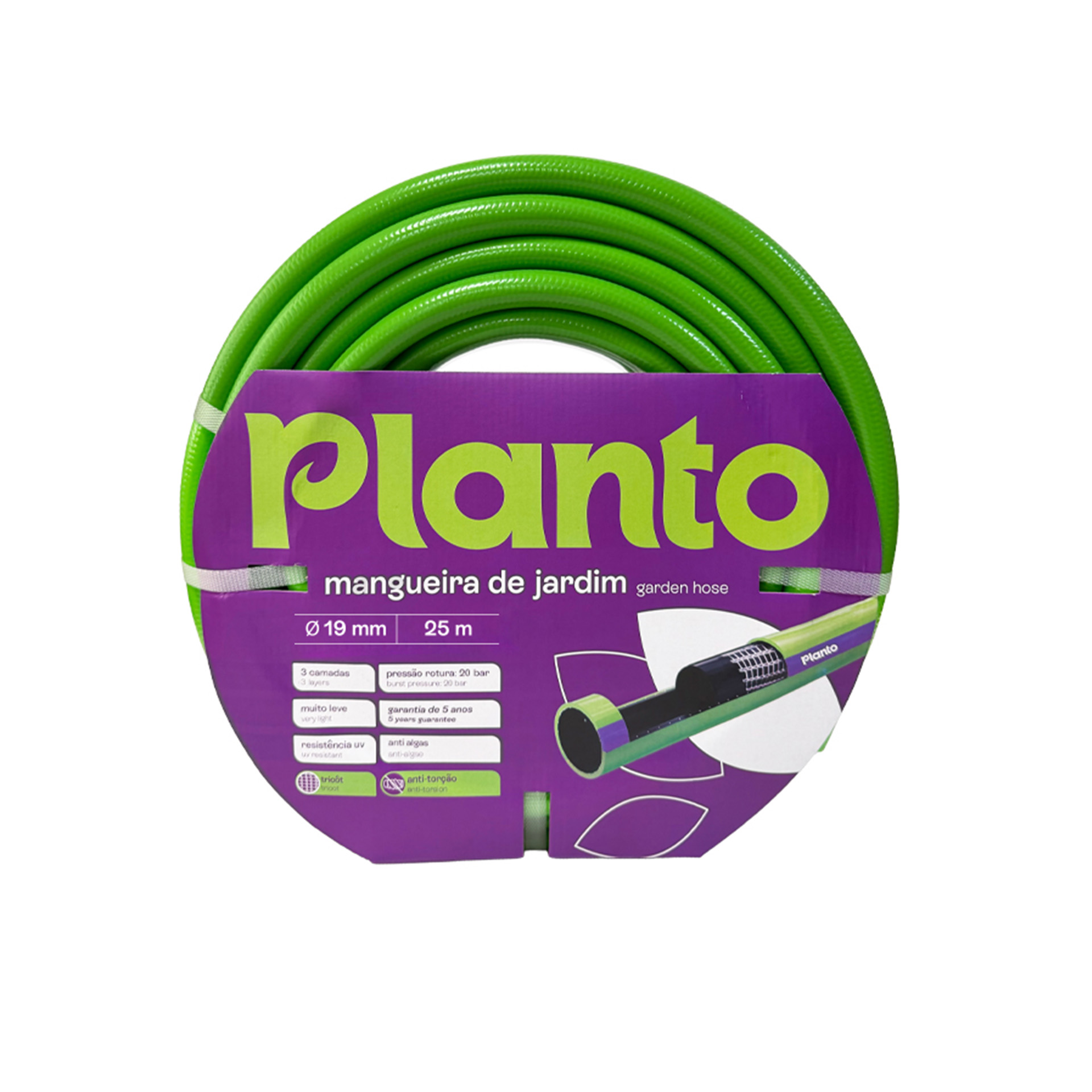 MANGUEIRA PLANTO 19MM 25MT MANGUEIRA PLANTO 19MM 25MT