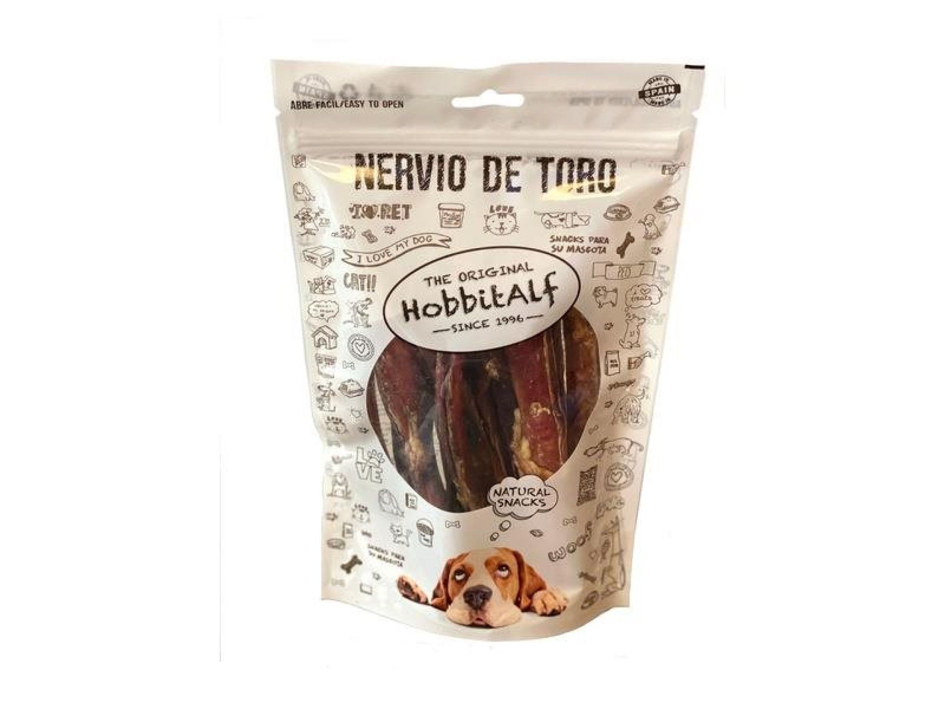SNACK NERVO TOURO 15CM 10UN SNACK NERVO TOURO 15CM 10UN