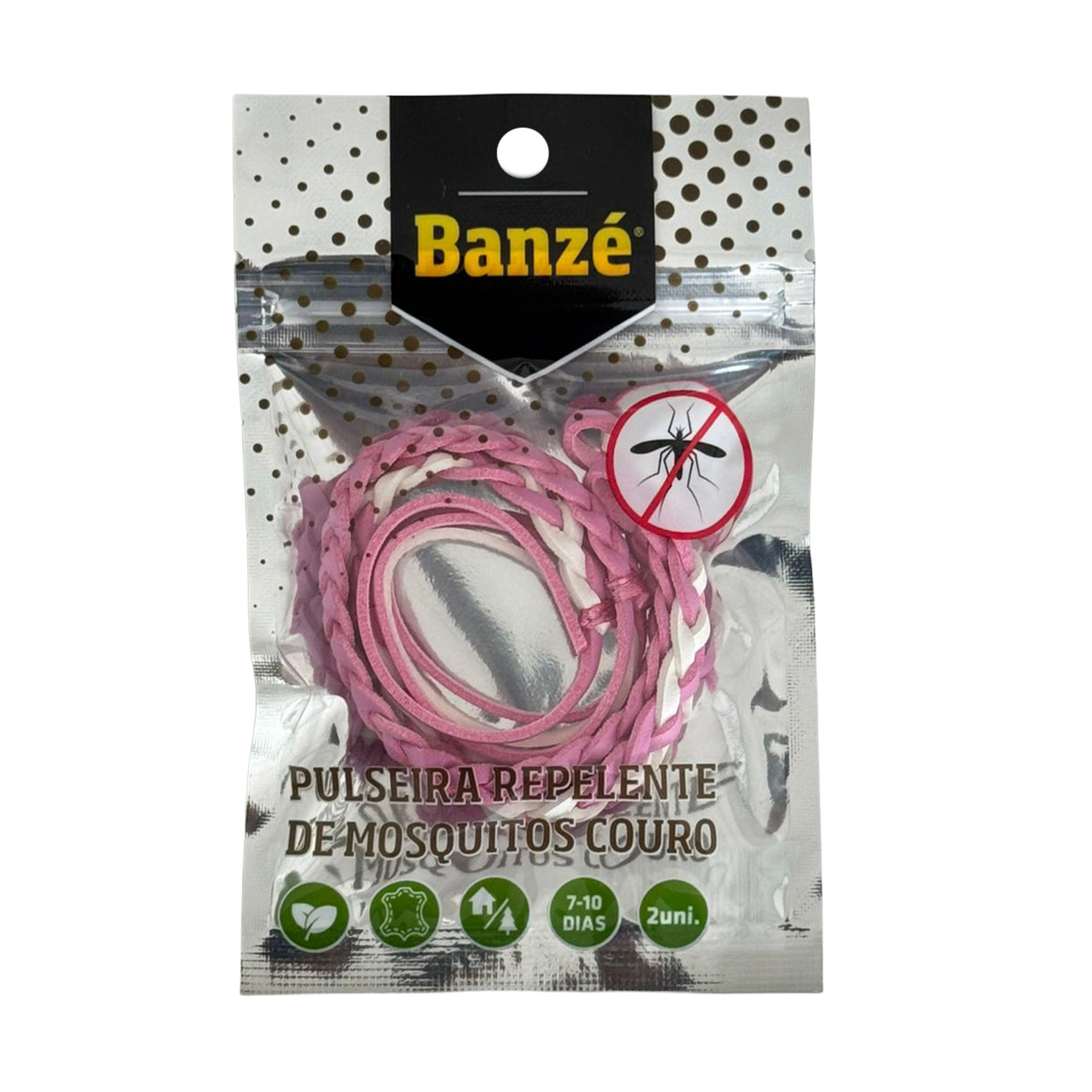 PULSEIRA REPELENTE MOSQUITOS CITRO COURO 2UN PULSEIRA REPELENTE MOSQUITOS CITRO COURO 2UN