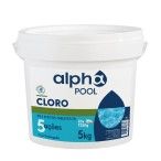 TRATAMENTO CLORO 5 AÇÕES T250 5KG ALPHAPOOL TRATAMENTO CLORO 5 AÇÕES T250 5KG ALPHAPOOL