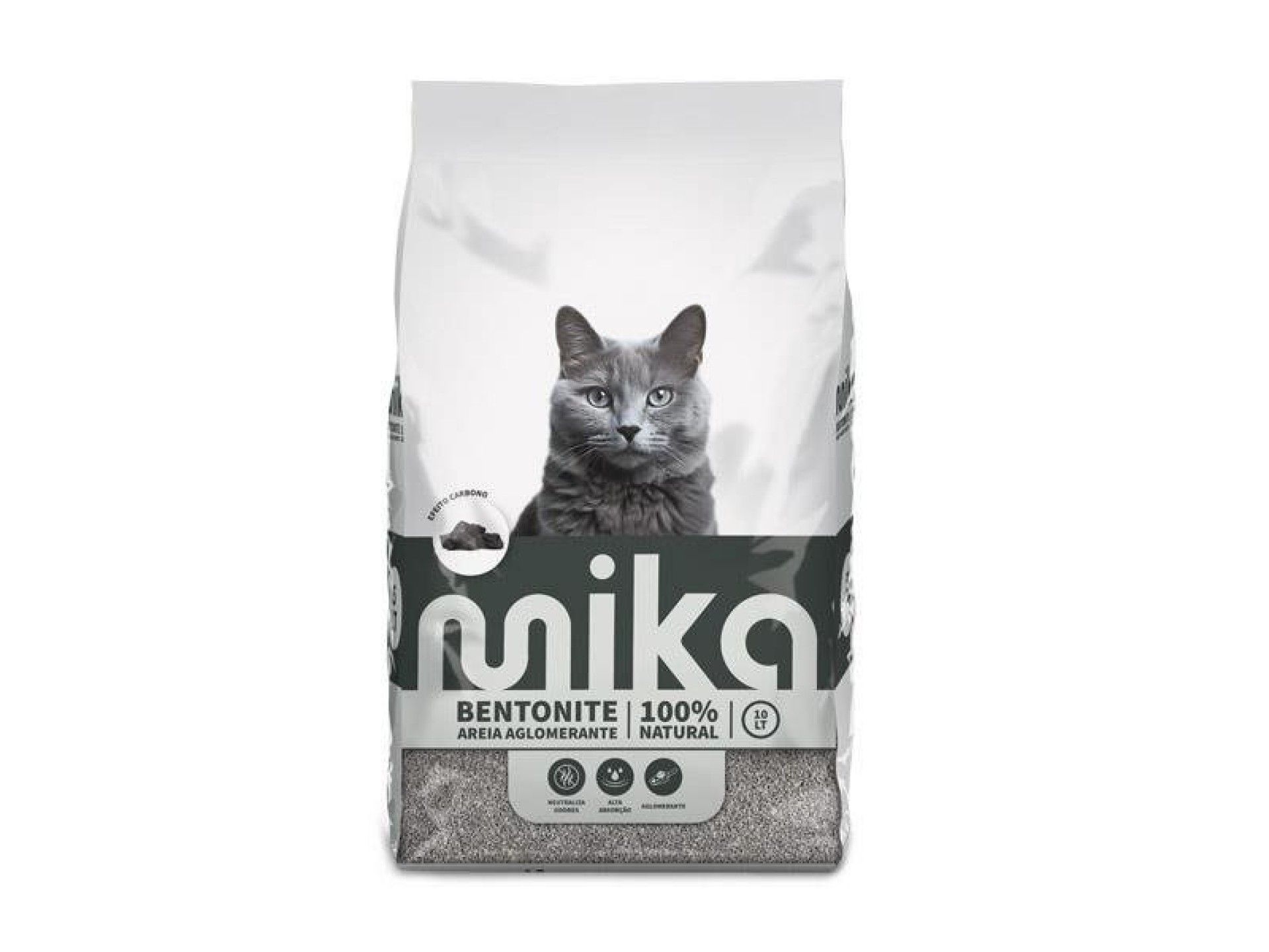 MIKA BENTONITE CARVÃO 10LT MIKA BENTONITE CARVÃO 10LT