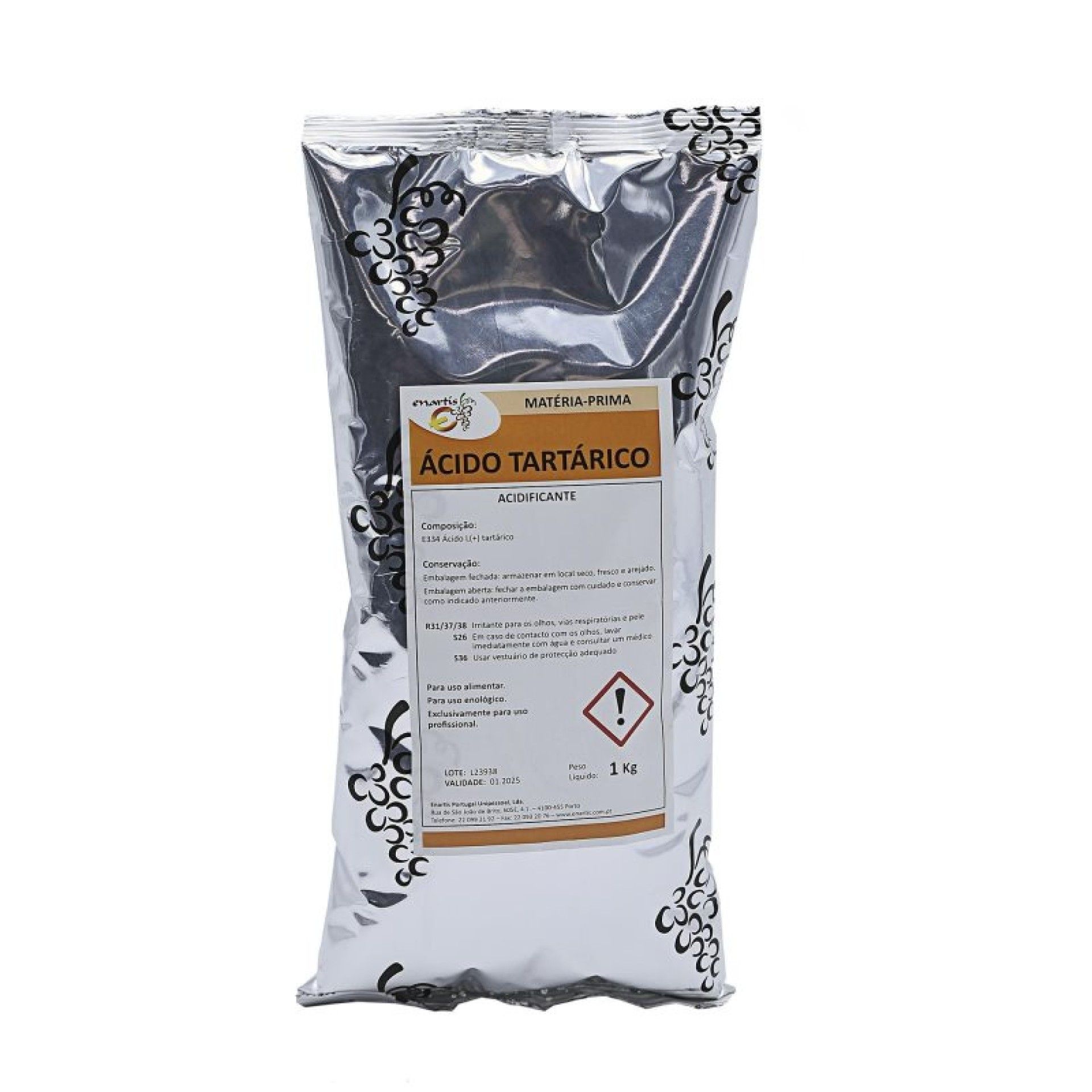 ÁCIDO TARTÁRICO 1KG ÁCIDO TARTÁRICO 1KG