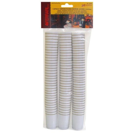 C�PSULA T�RMICA 33MM BRANCO 100UN