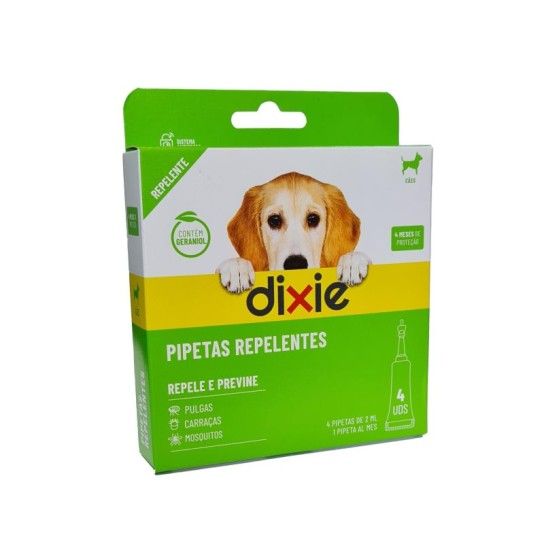 DIXIE PIPETA NATURAL CÃO 4X2ML DIXIE PIPETA NATURAL CÃO 4X2ML
