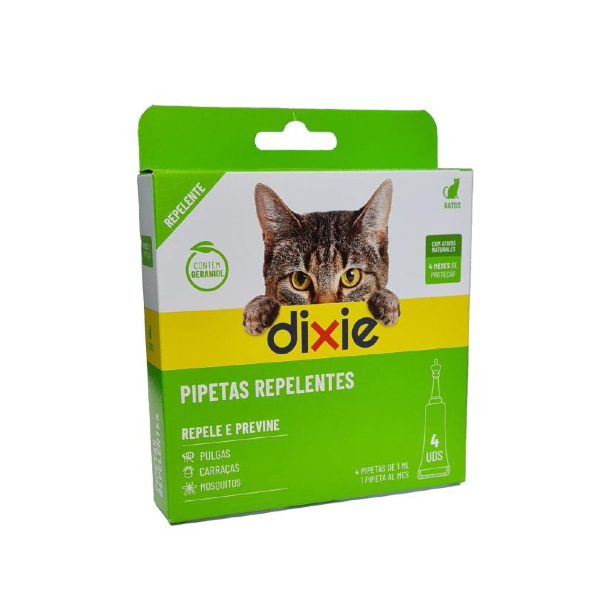 DIXIE PIPETA NATURAL GATO 4X1ML DIXIE PIPETA NATURAL GATO 4X1ML