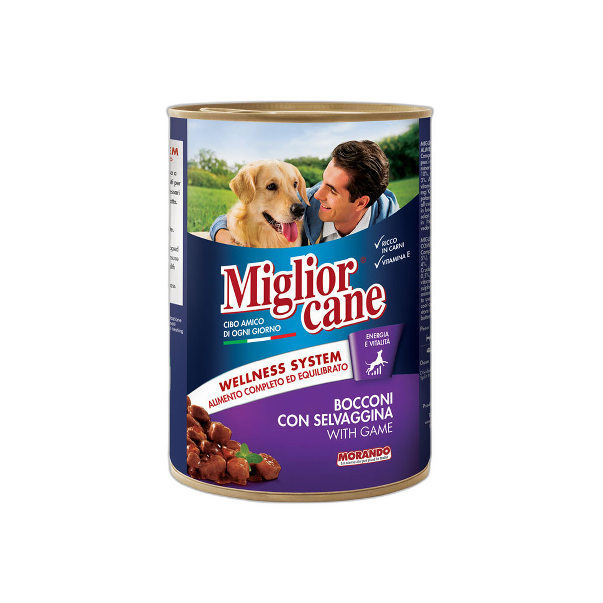 MIGLIOR CÃO HÚMIDO PEDAÇOS CARNE E CAÇA 405GR MIGLIOR CÃO HÚMIDO PEDAÇOS CARNE E CAÇA 405GR