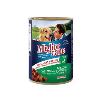 MIGLIOR C�O H�MIDO PEDA�OS VACA E VEGETAIS 405GR