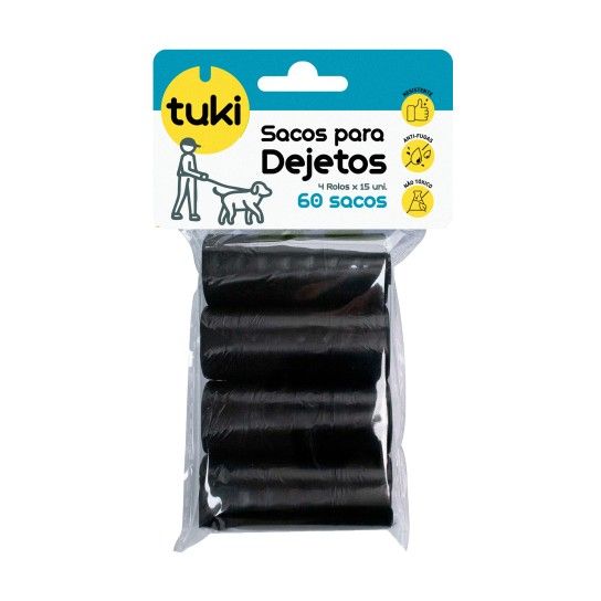SACO DEJETO TUKI C�O 4X15UN