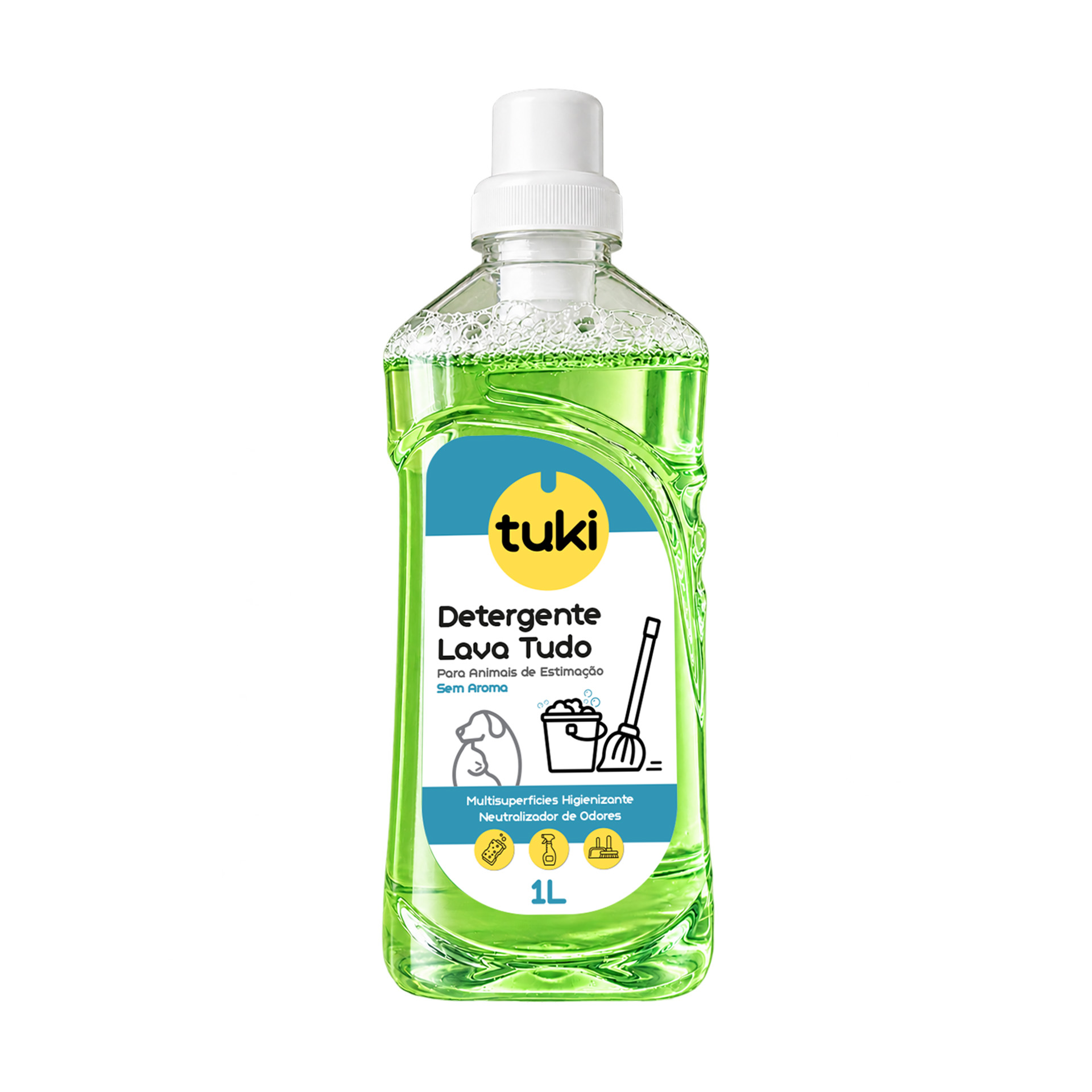 DETERGENTE LAVA-CHÃO TUKI CÃO E GATO 1LT DETERGENTE LAVA-CHÃO TUKI CÃO E GATO 1LT